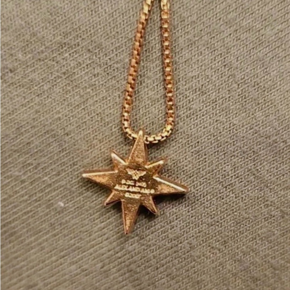 Alex and Ani 14K Rose Gold Wonder Woman Star Pendant Necklace - New in Bag! - Picture 2 of 5